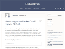 Tablet Screenshot of michaelbrich.com